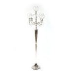 CANDELABRO 5 FUOCHI CON SWAROVSKI ART.14209533 Misure: H160