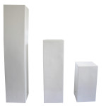 COLONNA DI RESINA ART.17021 Disponibile in 4 Misure: Cubo 33x33xH30  – GRANDE 33X33XH130 – MEDIA 33X33XH100 – PICCOLA 33X33XH60