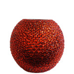 SFERA IN RESINA ROSSA ART.GF10111 MISURE H50 D22