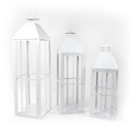 LANTERNE DI FERRO 3 Misure: H110 D 33X33 – H130 D36X36 H150 D 40X40