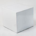 CUBO IN RESINA ART17021-30 MISURE: H30 33X33